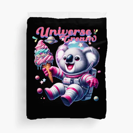 Cosmic Ice Cream Delight Duvet Covers