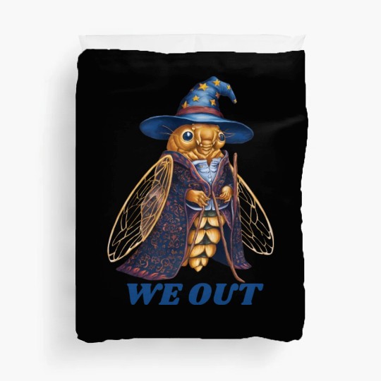 Funny Cicada We Out Cute Cicada Brood Emergence Duvet Covers