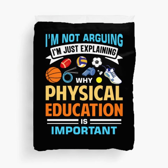 Inspiring Physical Education Teacher Design for PE Duvet Covers