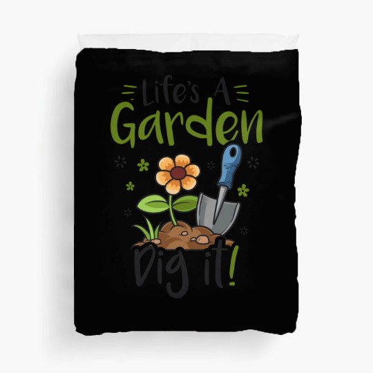 Life's A Garden Dig it Gardening for Women Light Duvet Covers
