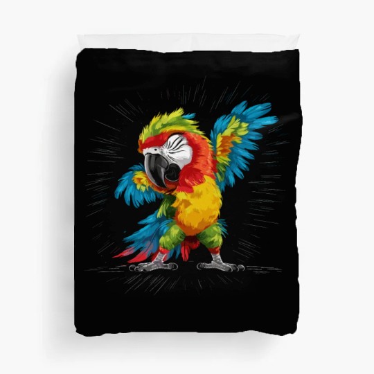 Macaw Parrot for a Bird Lover Animal Lover Duvet Covers