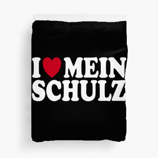 I Love My Schulz Heart Family Wedding Duvet Covers