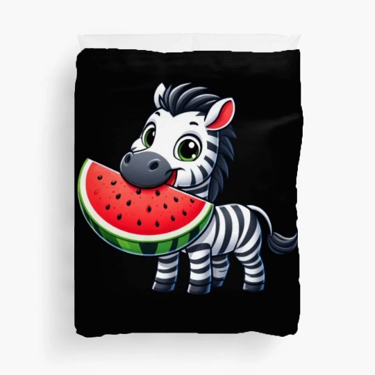 Zebra melon watermelon fruit fruity Duvet Covers