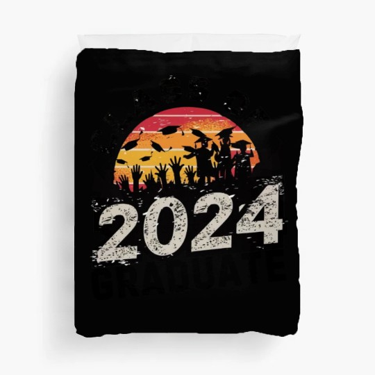 Class Of 2024 Graduation Graduate Duvet Covers