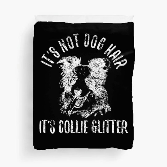 Unique Border Collie Design for Dog Lovers Duvet Covers