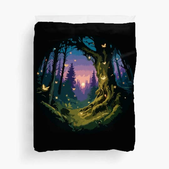 Enchanted Forest: Mystical Twilight Duvet Covers