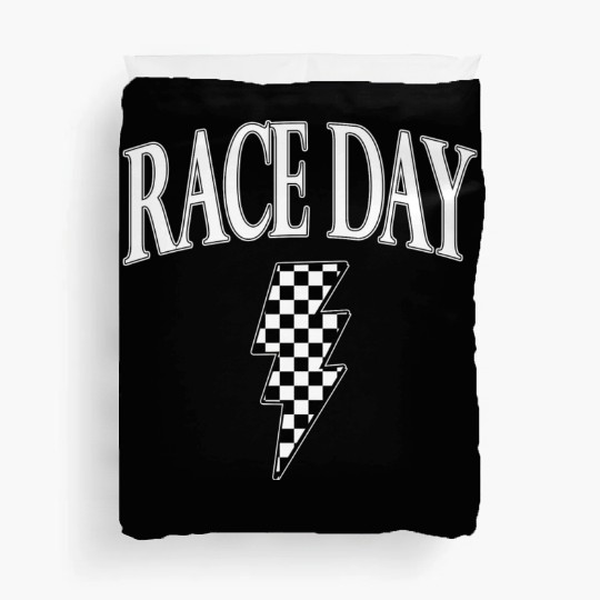 Race Day Checkered Duvet Covers