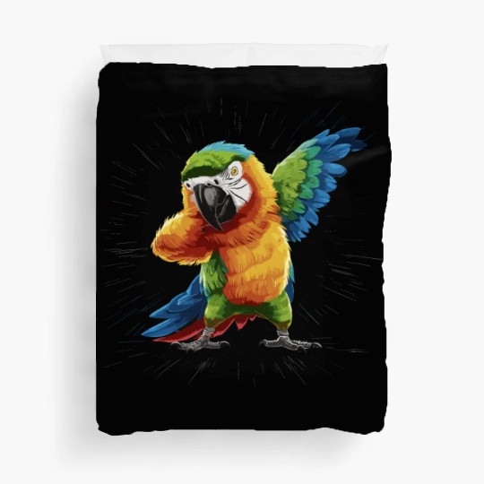 Macaw Parrot for a Bird Lover Animal Lover Duvet Covers