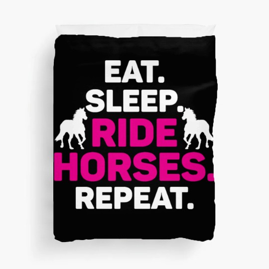 Equestrian Love Horse Racing Horse Farm Design Duvet Covers