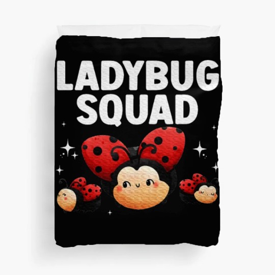 Cute Ladybug Squad Art Insect Ladybug Lover Duvet Covers