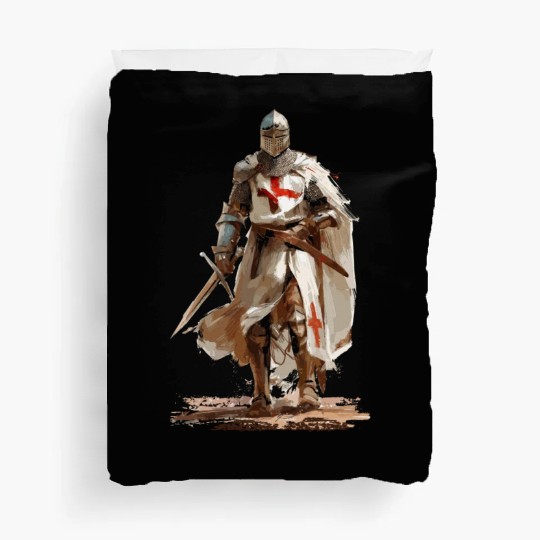 German crusader - Knight templar - Child of God Duvet Covers