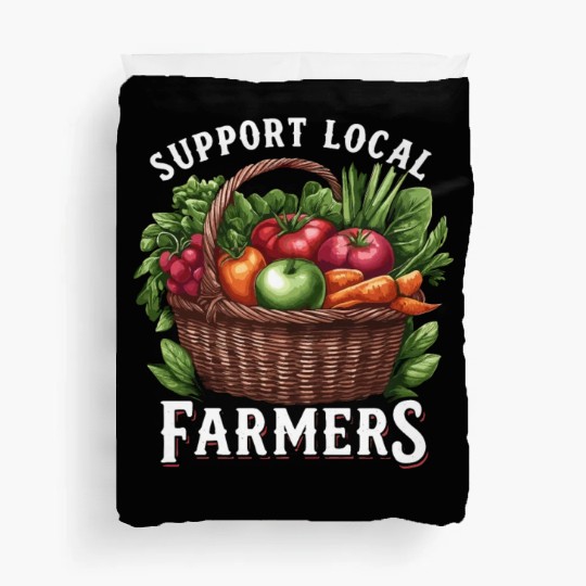 Farmers Market Farmer Agriculture Farming Food Duvet Covers
