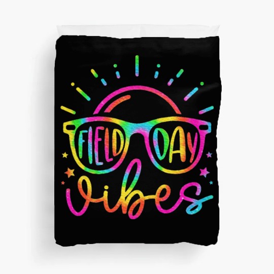 Field Day Vibes Teacher Kids Field Day 2024 Duvet Covers