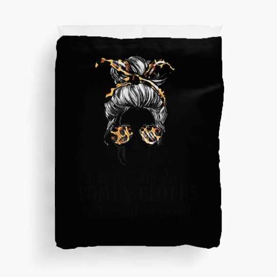 Skull I like murder shows comfy clothes and maybe Duvet Covers