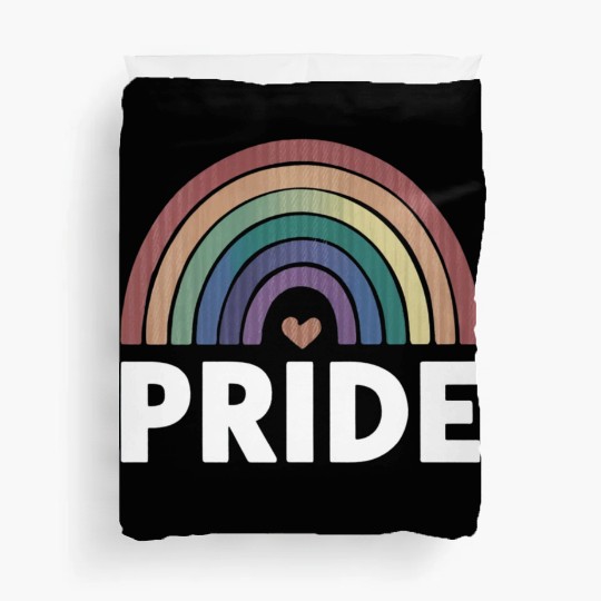 Lesbian Funny LGBT Gay Pride Rainbow Duvet Covers