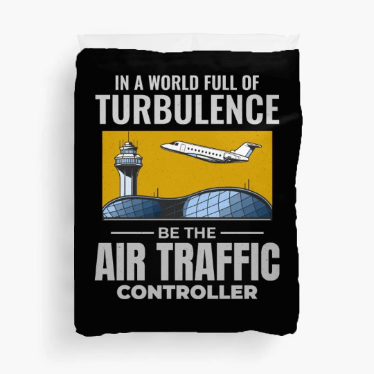 Air Traffic Controller ATC Aviation Humor Airplane Duvet Covers