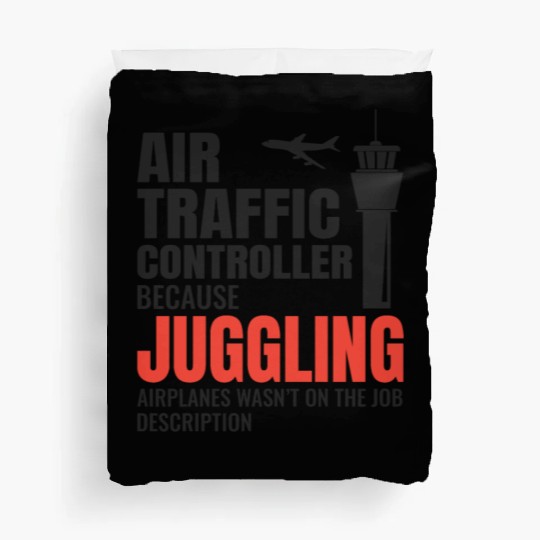 Air Traffic Controller ATC Aviation Humor Airplane Duvet Covers
