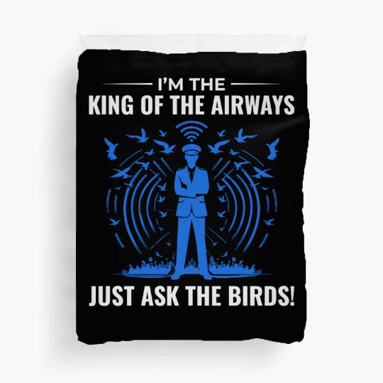 Air Traffic Controller ATC Aviation Humor Airplane Duvet Covers