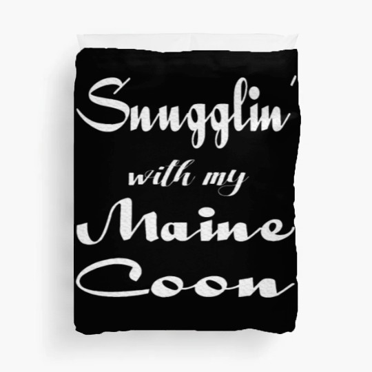 Maine Cat Mom Pajamas Cat Lover Mama Duvet Covers