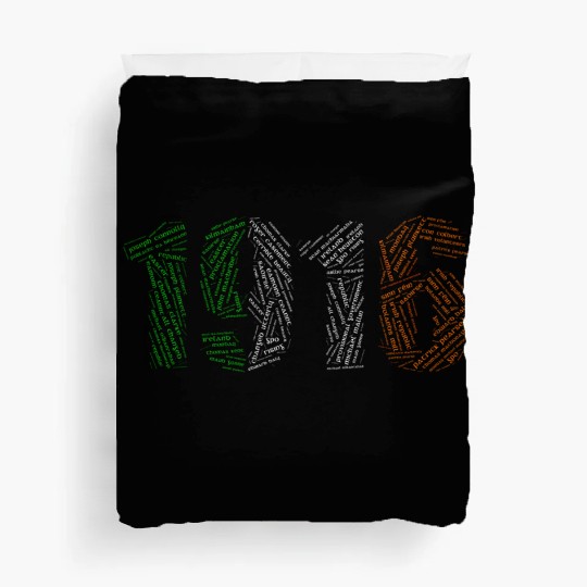 Easter 1916 Wordcloud Duvet Covers
