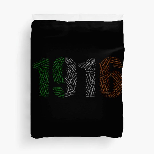 Easter 1916 Wordcloud Duvet Covers