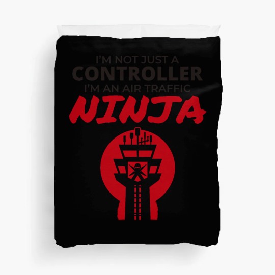 Air Traffic Controller ATC Aviation Ninja Airplane Duvet Covers