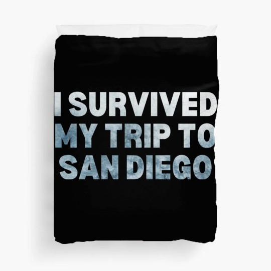 My Trip Traveler Vacation San Diego Duvet Covers