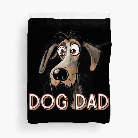 DOG DAD Father's Day Gift for Dad Duvet Covers