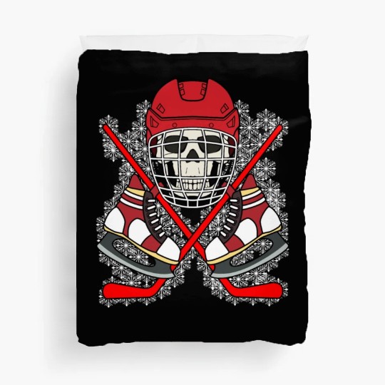 HOCKEY SKULL Duvet Covers