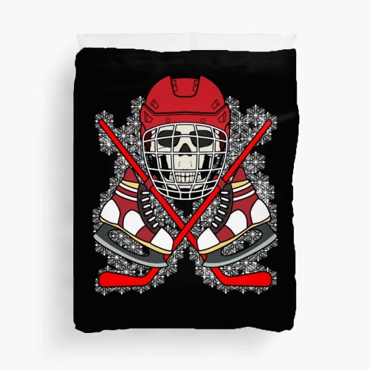 HOCKEY SKULL Duvet Covers