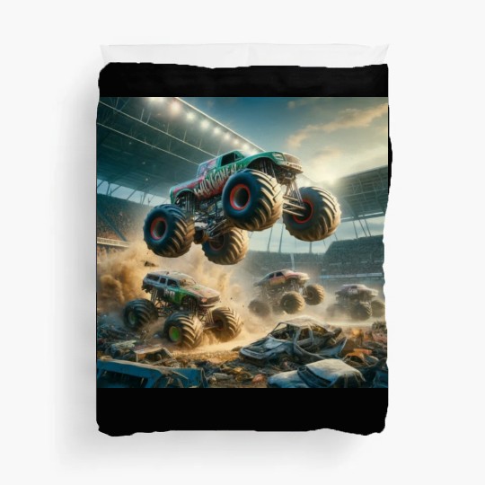 Monster Madness Monster Trucks Duvet Covers
