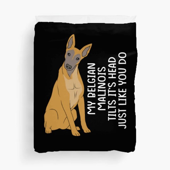 Funny Belgian Malinois Dog Breed Duvet Covers