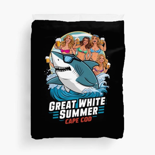 Stylish Great White Shark Duvet Covers (Cape Cod)