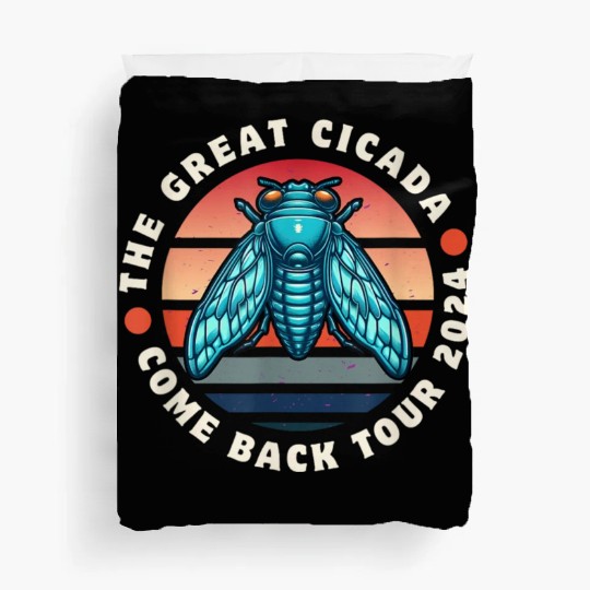 Cicada-Comeback-Insect-Magicicada- Duvet Covers