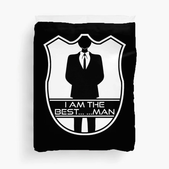 Best Man Groomsmen Bride Groom Duvet Covers