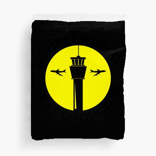 Air Traffic Controller ATC Aviation Humor Airplane Duvet Covers