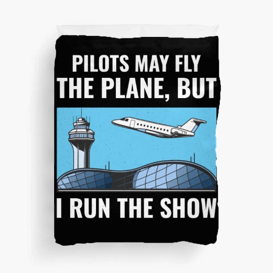 Air Traffic Controller ATC Aviation Humor Airplane Duvet Covers