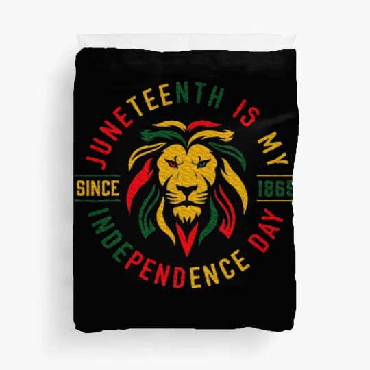 Juneteenth Is My Independence Day Lion Free Ish Duvet Covers