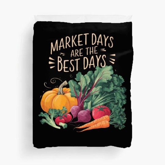 Farmers Market Farmer Agriculture Farming Food Duvet Covers