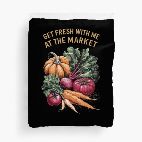 Farmers Market Farmer Agriculture Farming Food Duvet Covers