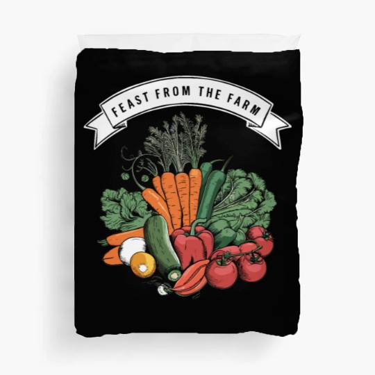 Farmers Market Farmer Agriculture Farming Food Duvet Covers