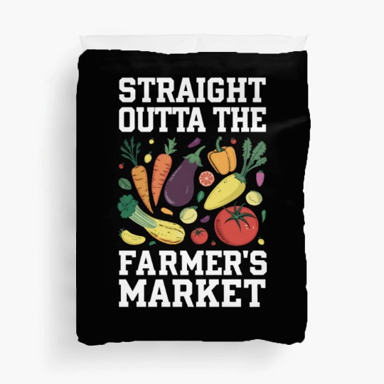 Farmers Market Farmer Agriculture Farming Food Duvet Covers