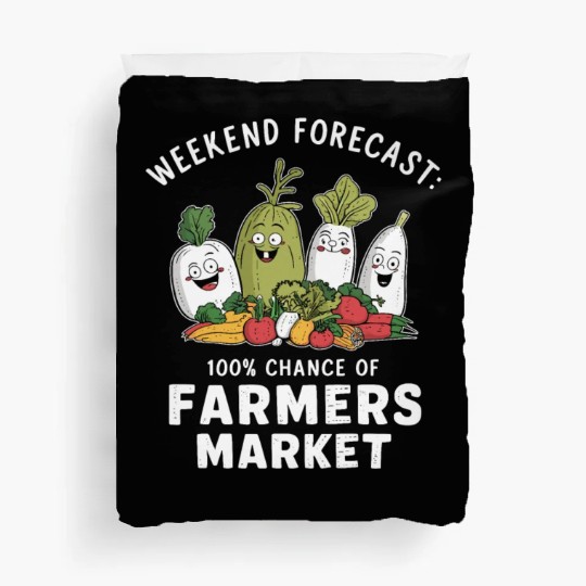 Farmers Market Farmer Agriculture Farming Food Duvet Covers