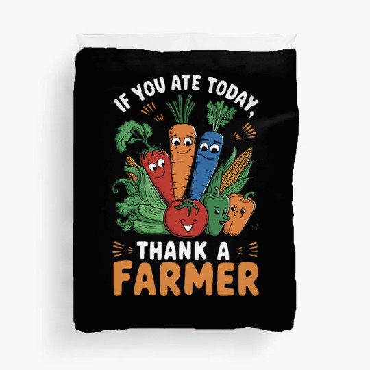 Farmers Market Farmer Agriculture Farming Food Duvet Covers
