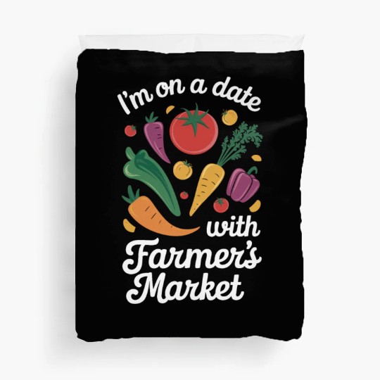 Farmers Market Farmer Agriculture Farming Food Duvet Covers