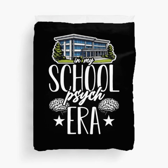 School Psych In My School Psych Psychology Teacher Duvet Covers