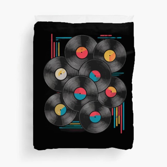 Old School Vinyl Records For all, who love the Duvet Covers