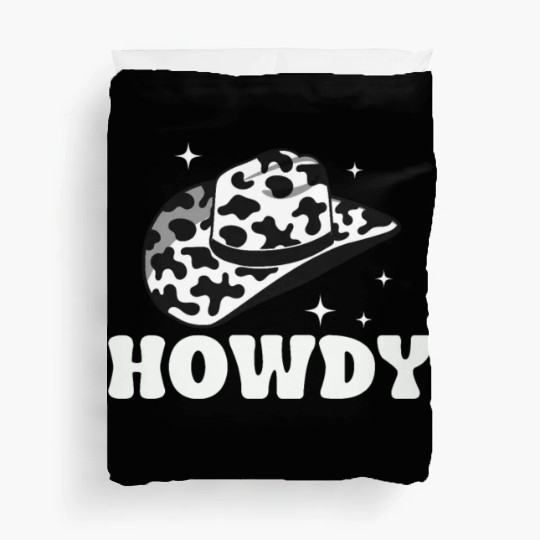 Western Country Texas Cowboy Hat Duvet Covers