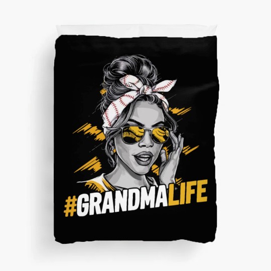 Baseball Grandma Grandmother Grandparents Day Duvet Covers