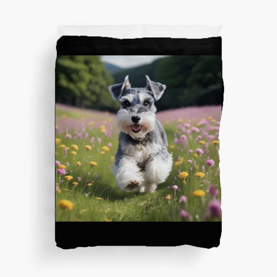 Schnauzer main photo Duvet Covers